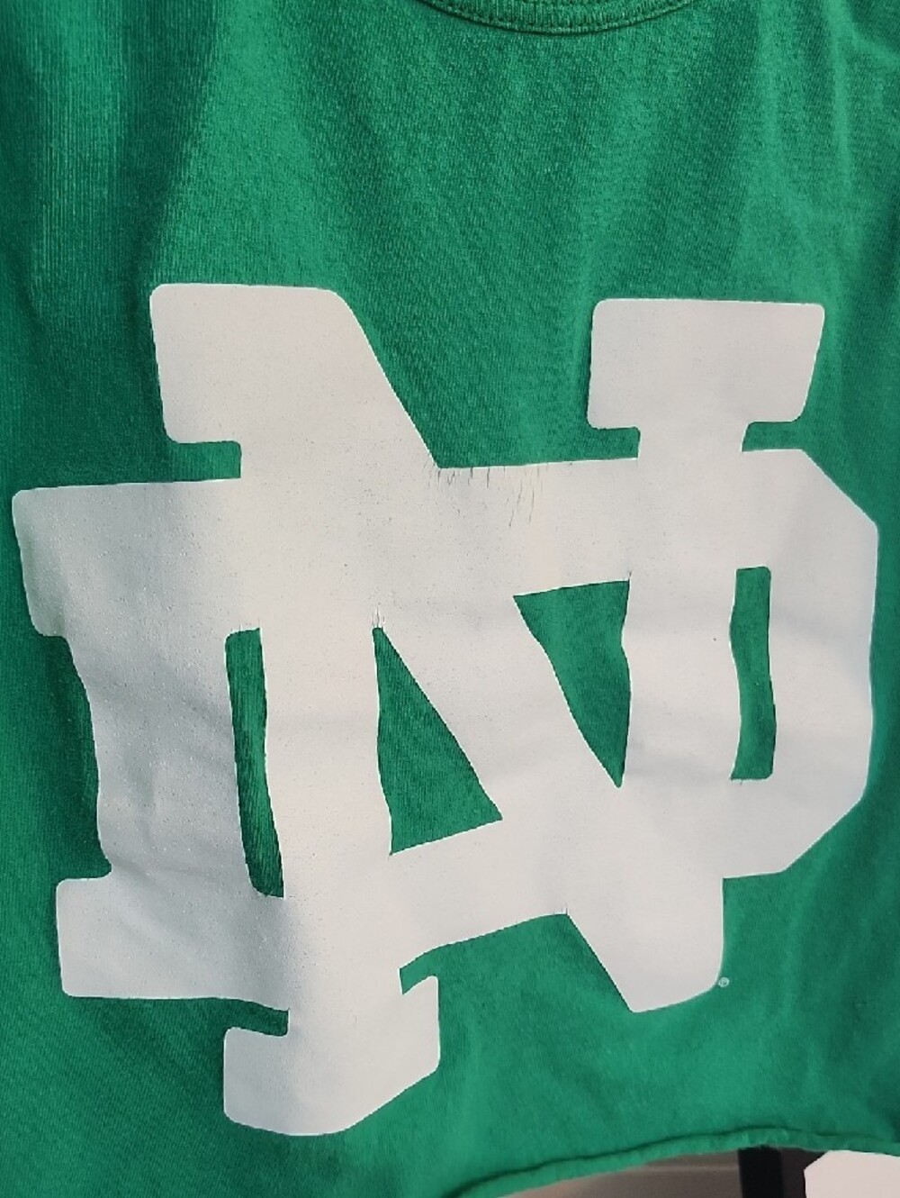 Notre Dame Crop Tank, Womens Xs - Picture 2 of 6